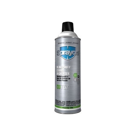 Krylon Sprayon CD757  Citrus Cleaner Degreaser Aerosol, Size: 20 oz - Net Wt 16 oz SC0757000